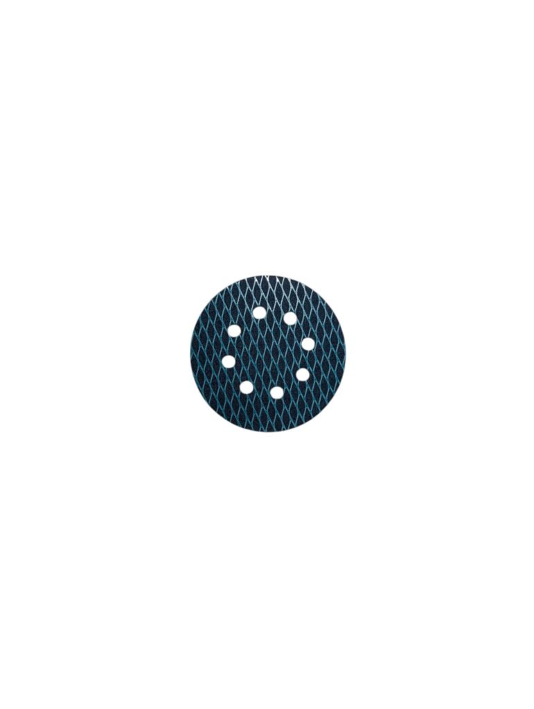 5 inch 8 hole hook and loop sanding disc 120 grit (100 disc/box)