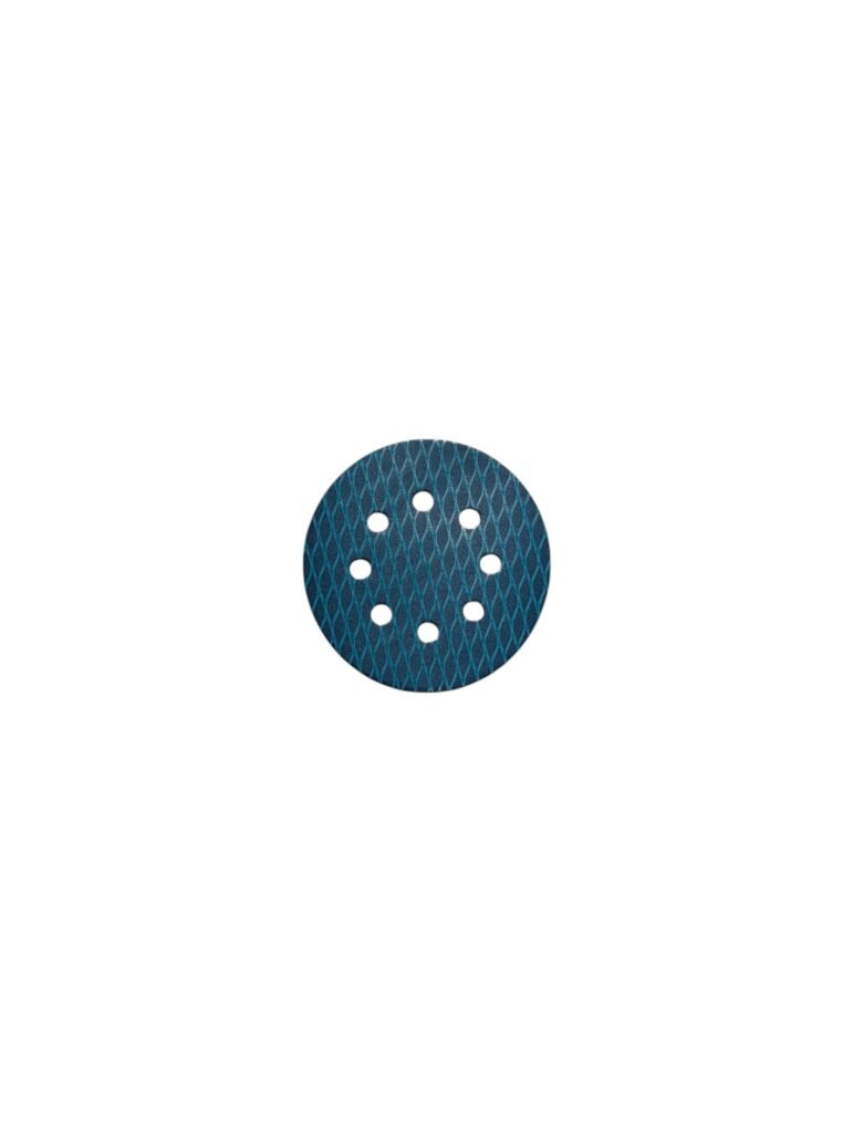 5 inch 8 hole hook and loop sanding disc 320 grit (100 disc/box)